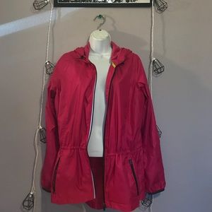 vintage pink windbreaker